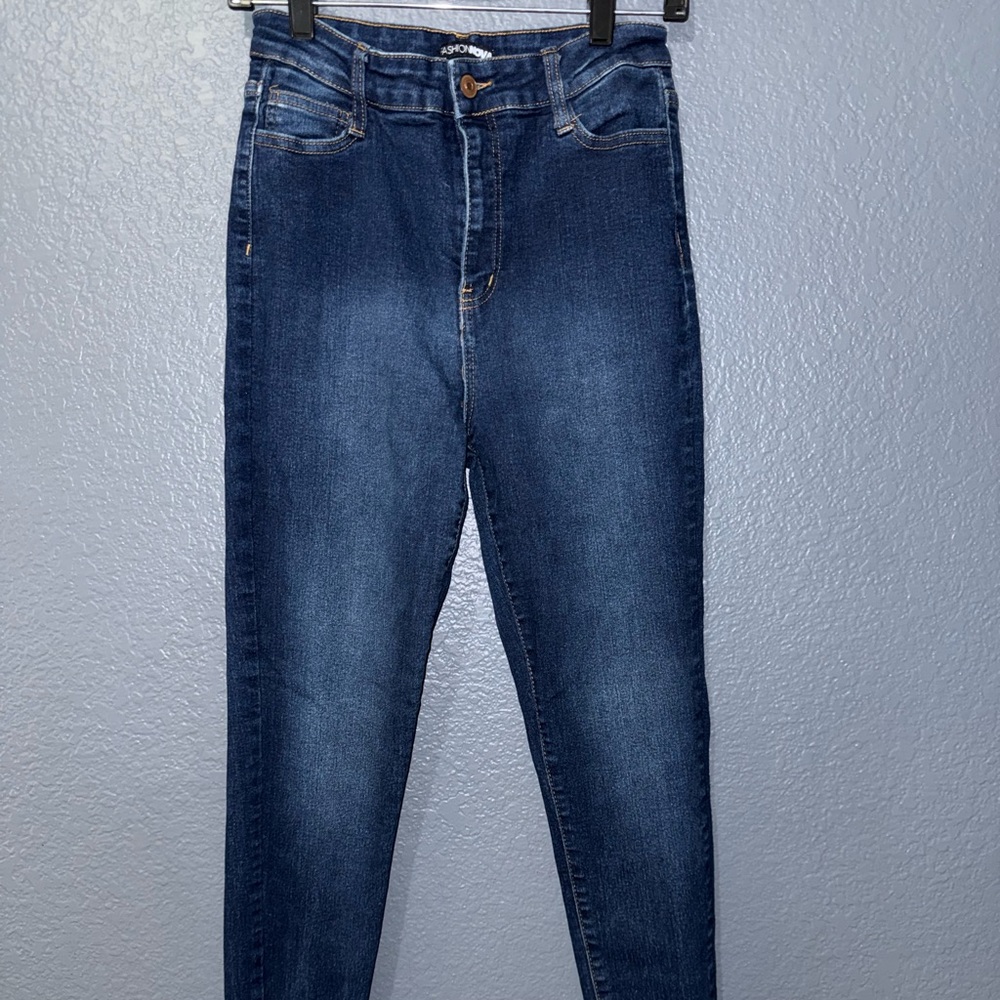 Fashion Nova Women's Indigo Skinny Jeans